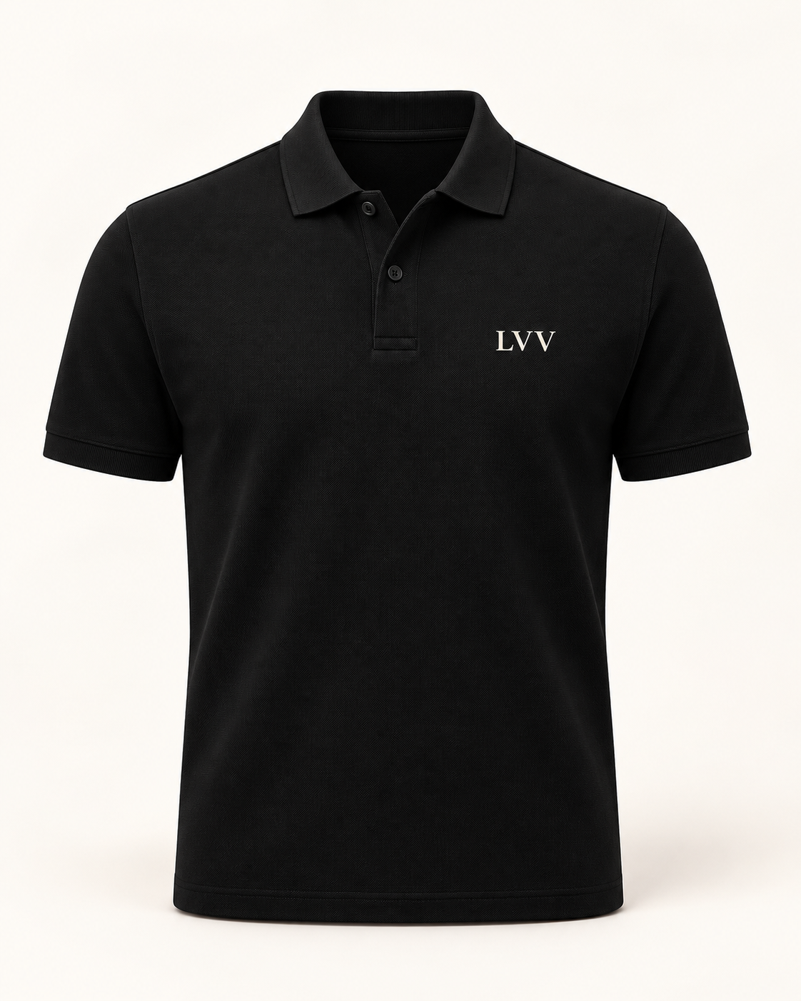 Polo LEVVERO grafite escuro com LVV
